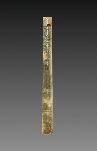 Ceremonial Scepter with Animal Masks (Gui)