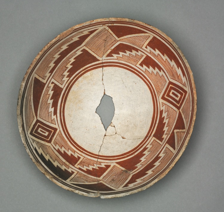 Bowl with Geometric Design (Two-part Design)