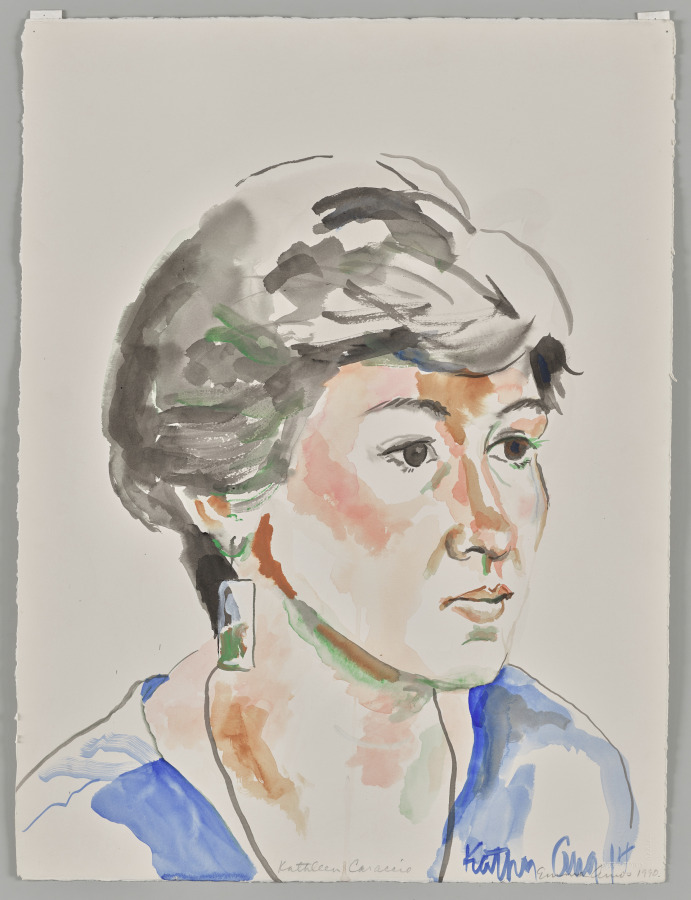 Kathy Caraccio, Emma Amos, 1990–94