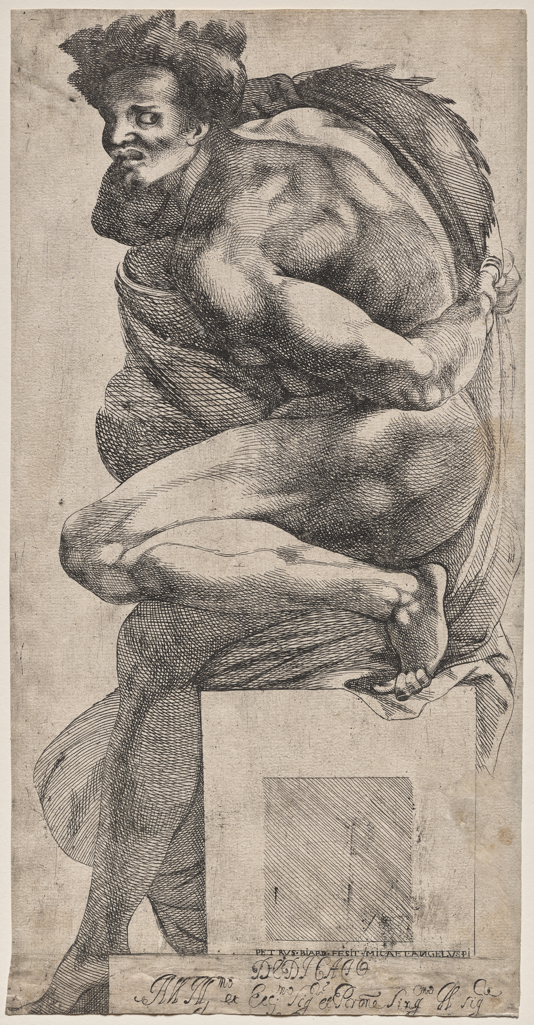Ignudo (after Michelangelo)