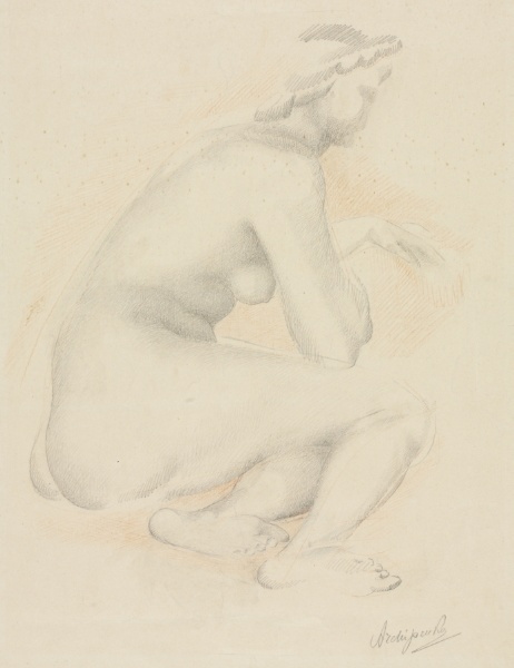 Seated Nude Study