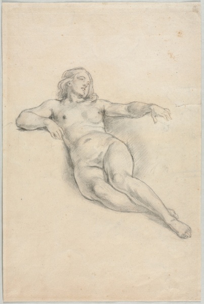 Reclining Female Nude (recto)