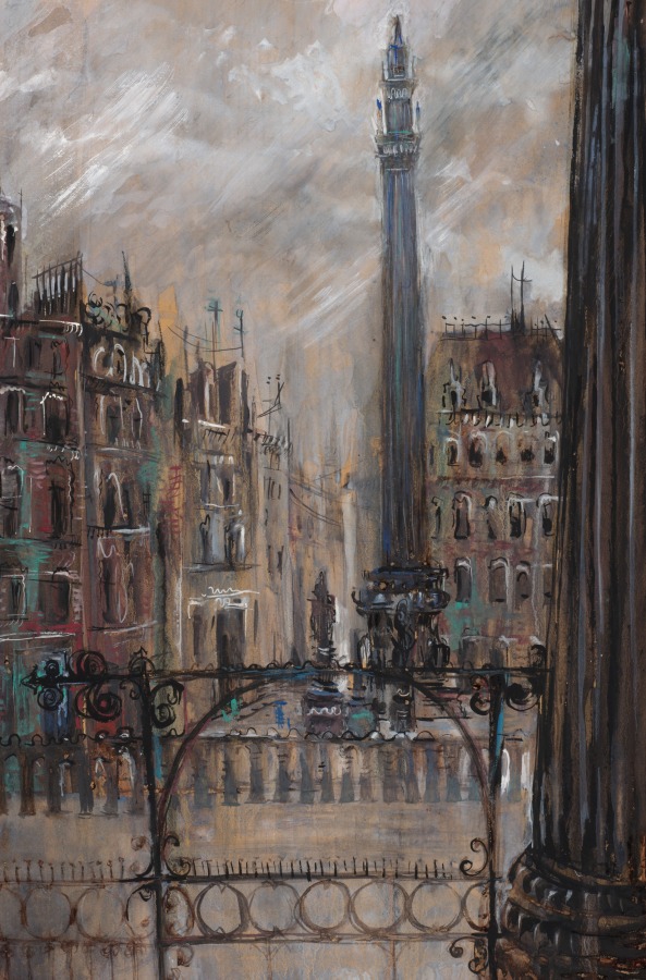 Monument Square, Shirley G. Kravitz, 1949