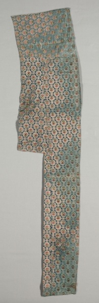 Fragment with Floral Design on a Silver Ground