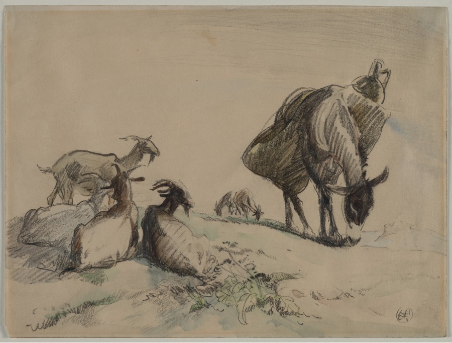 Study for "A Roadside in Spain", Henry Keller, c. 1891–1949