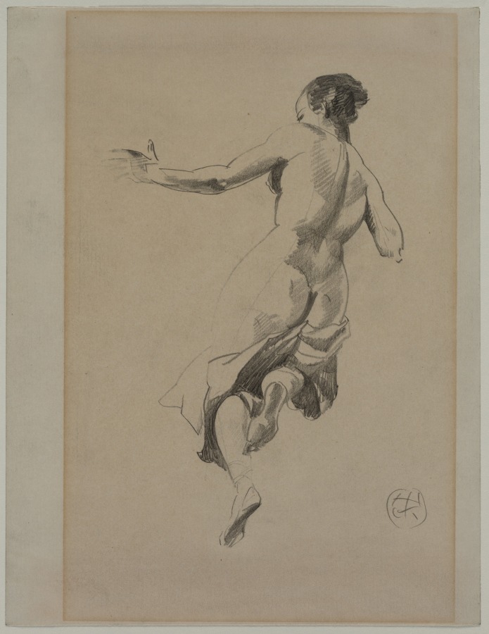 Nude, Flying Figure, Henry Keller, c. 1891–1949