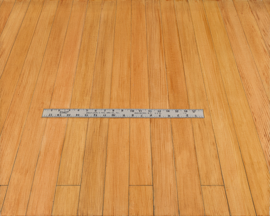 Exact Ruler II, Sylvia Plimack Mangold, 1974