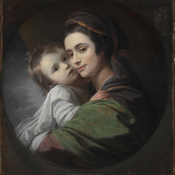Elizabeth Shewell West and Her Son, Raphael