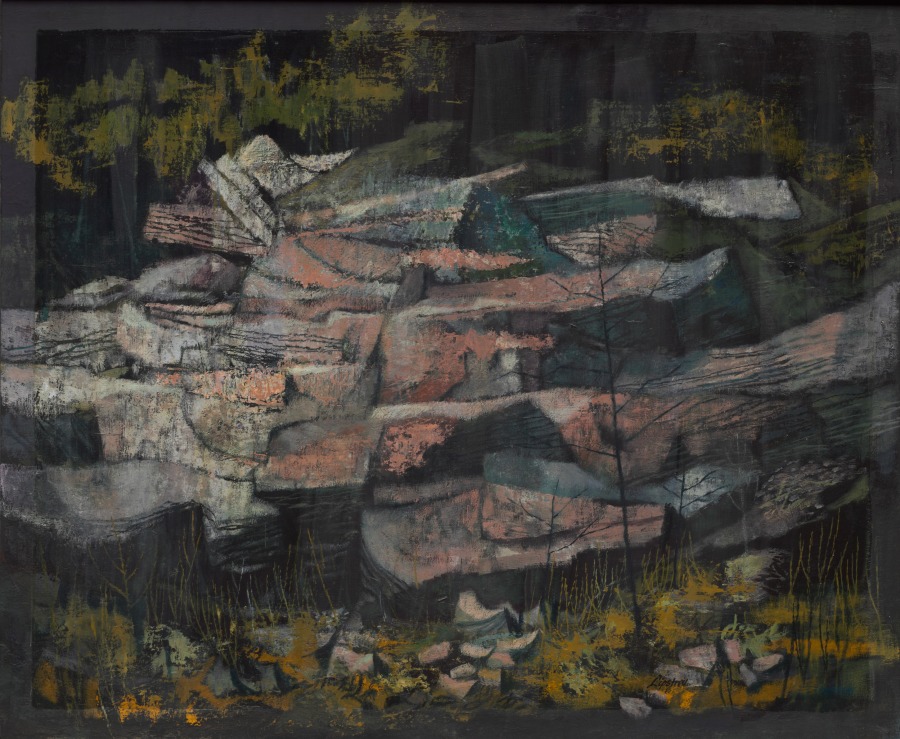 Pink Rocks, Kenneth Lipstreu, 1954