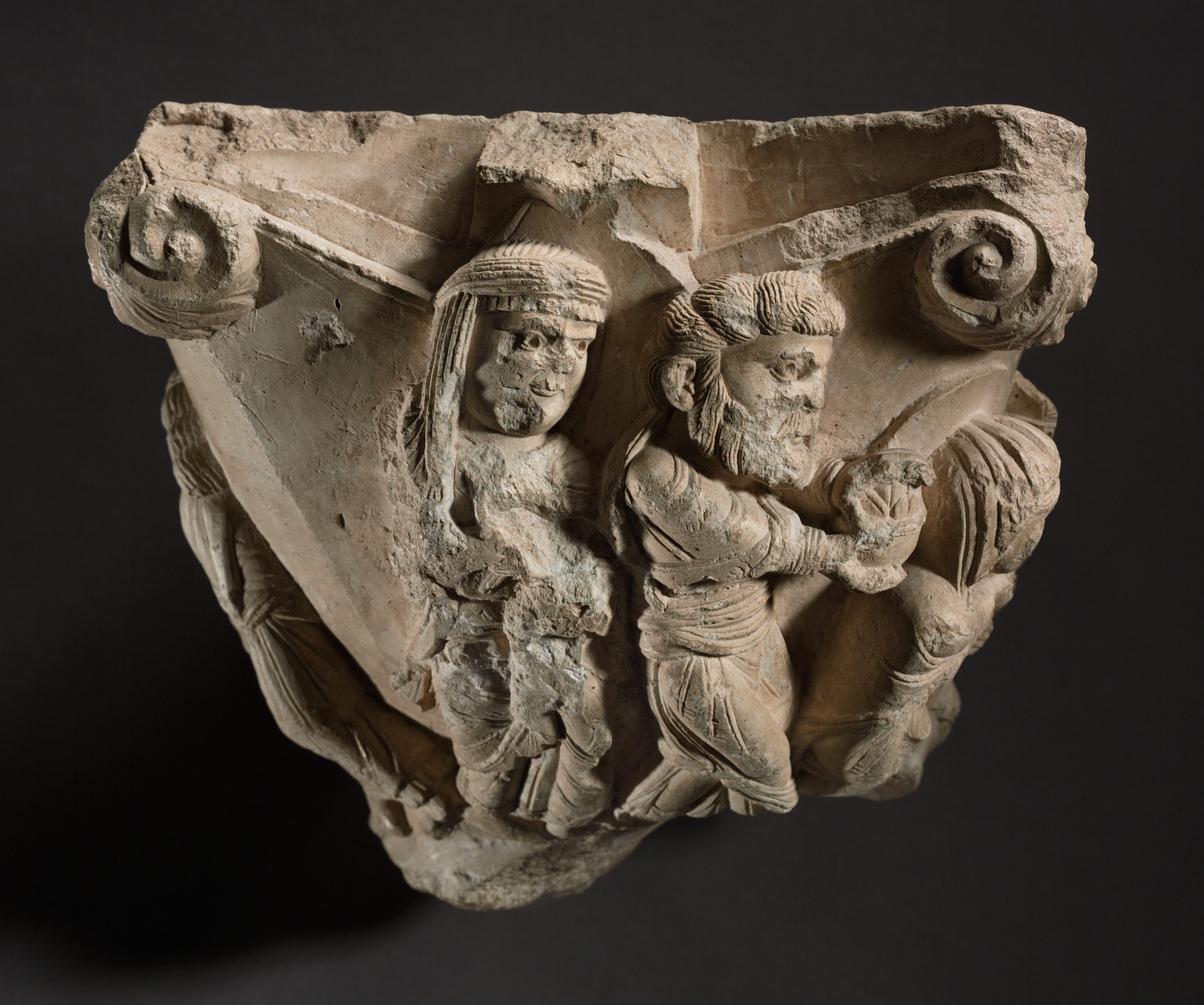 Fragment of a Capital with Scenes from Mary’s Infancy