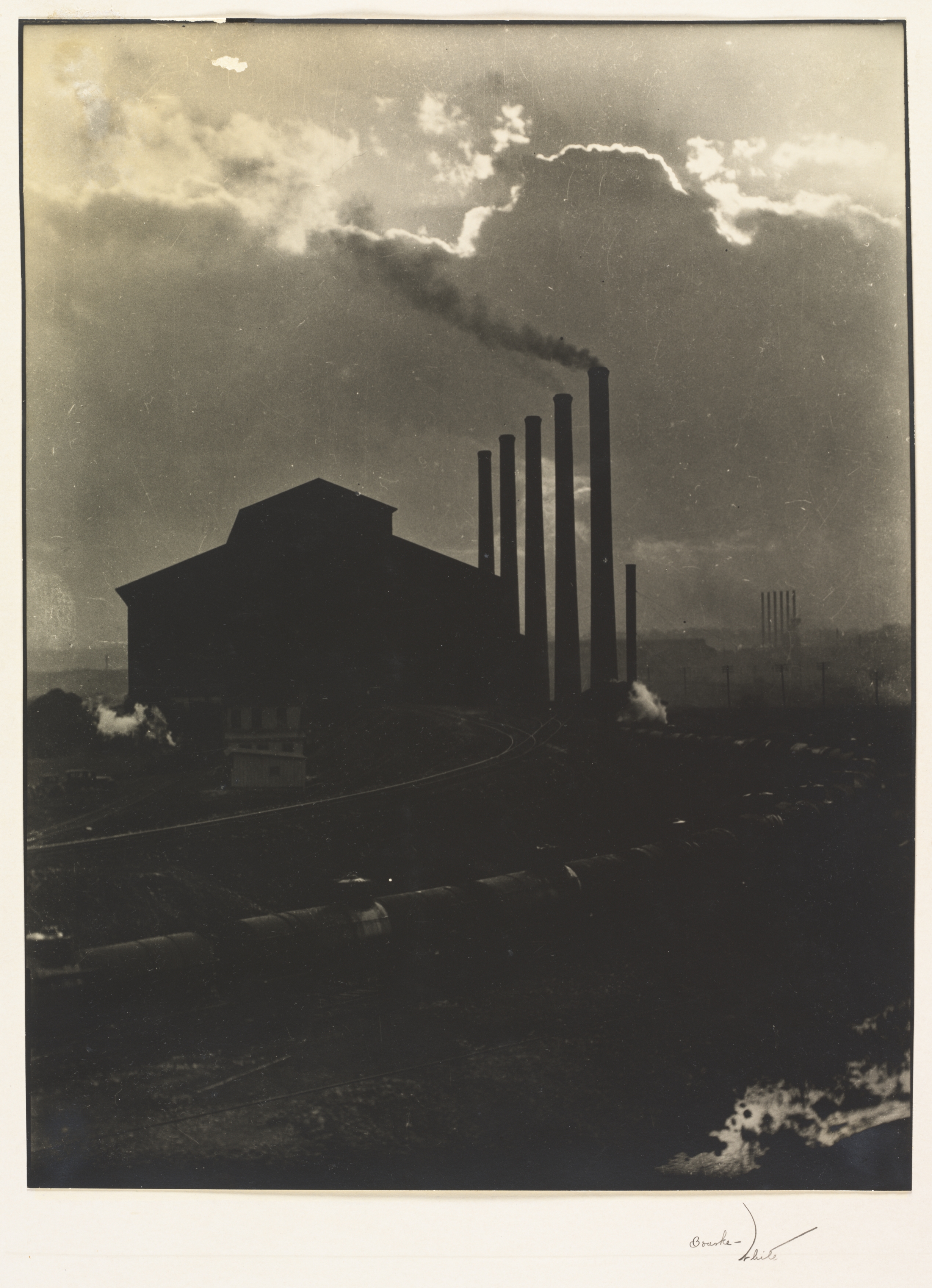 Untitled (Train with Oil Cars, Otis Steel Co., Cleveland)
