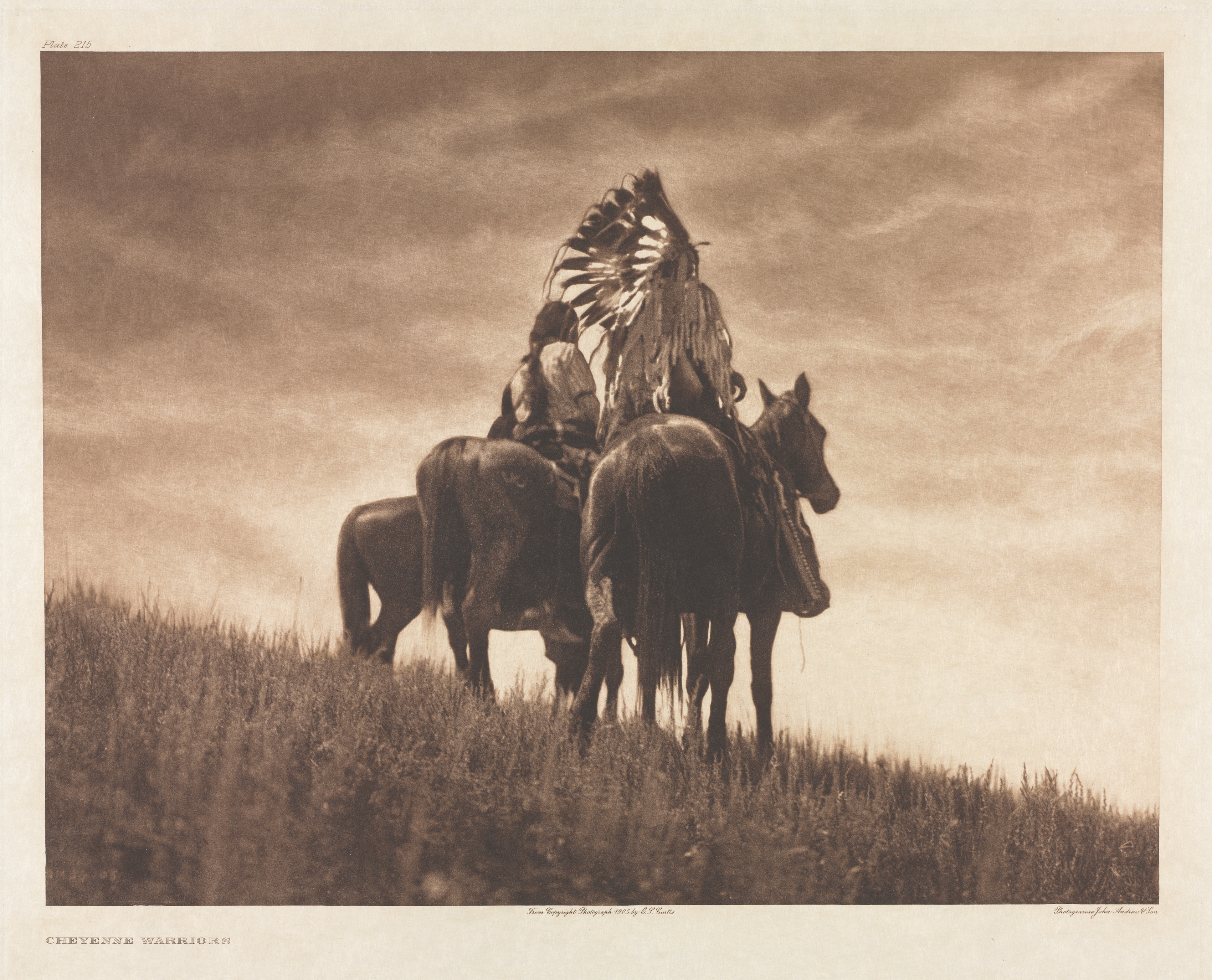 Portfolio VI, Plate 215: Cheyenne Warriors