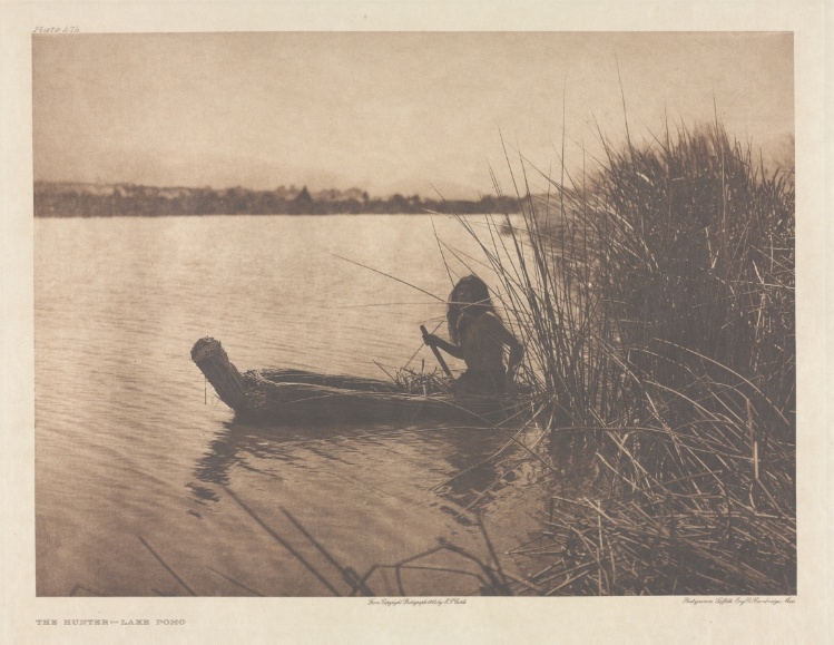 Portfolio XIV, Plate 474: The Hunter - Lake Pomo