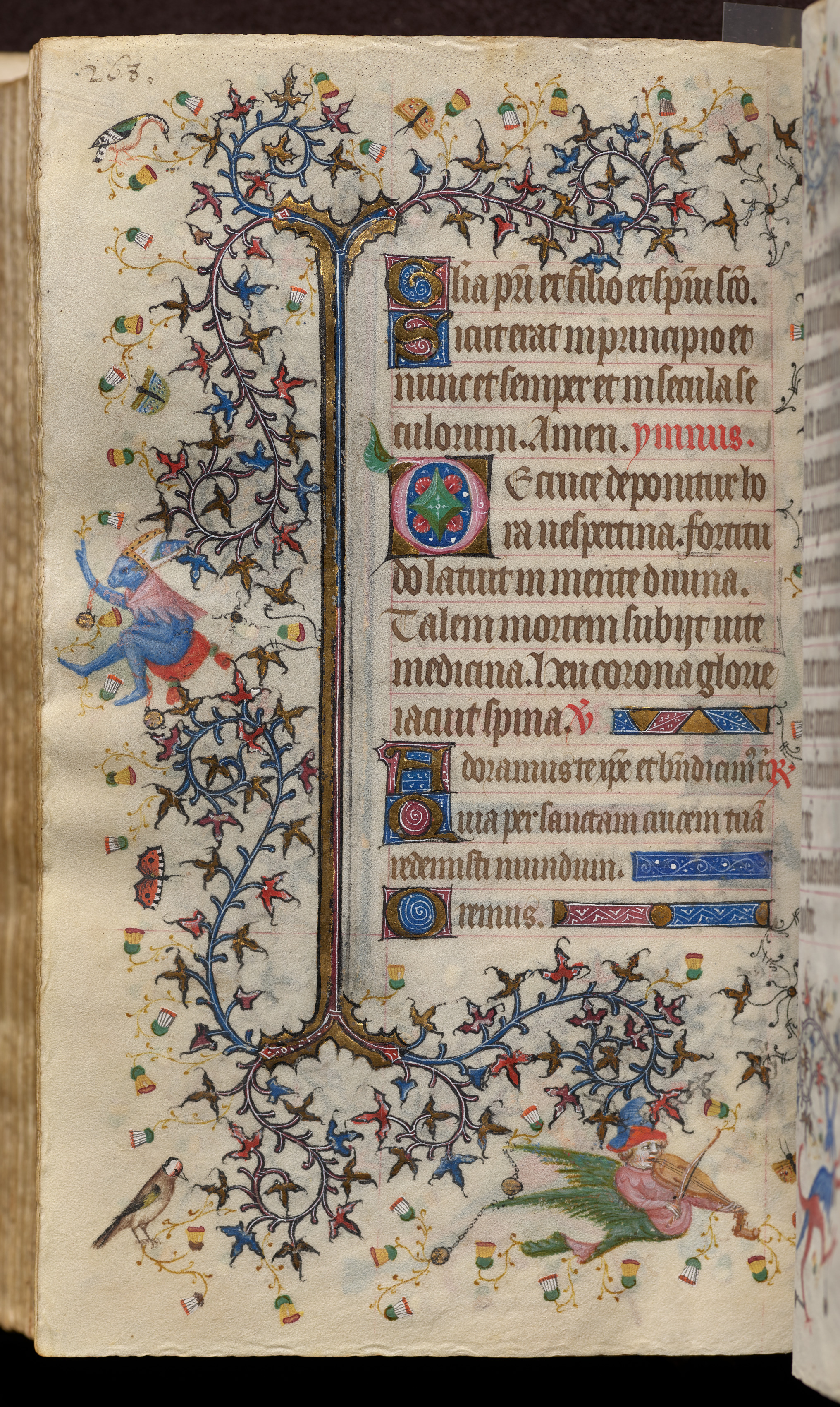 Hours of Charles the Noble, King of Navarre (1361-1425): fol. 134v, Text