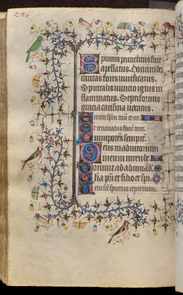 Hours of Charles the Noble, King of Navarre (1361-1425): fol. 142v, Text