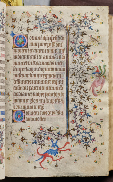 Hours of Charles the Noble, King of Navarre (1361-1425): fol. 135r, Text