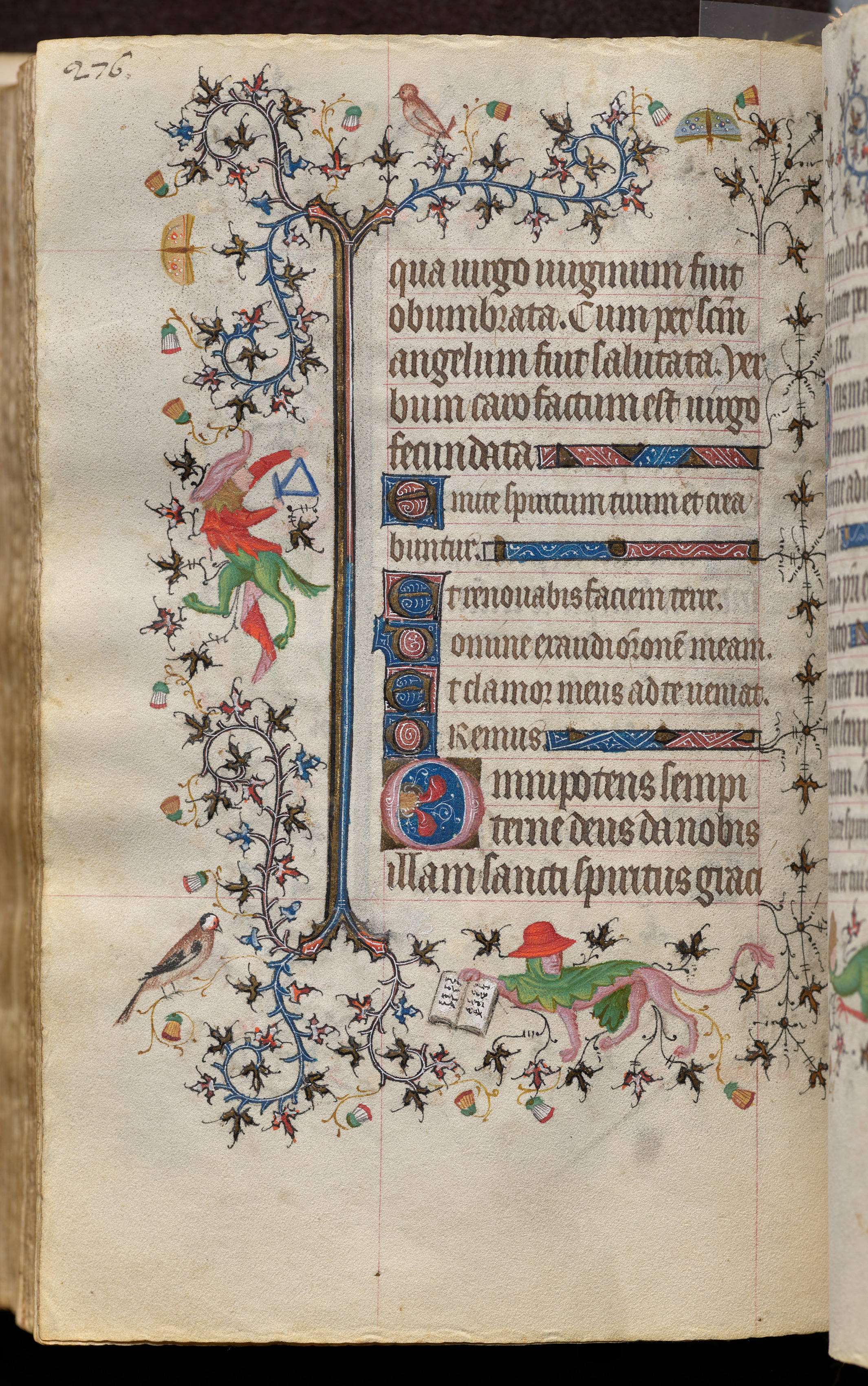 Hours of Charles the Noble, King of Navarre (1361-1425): fol. 138v, Text
