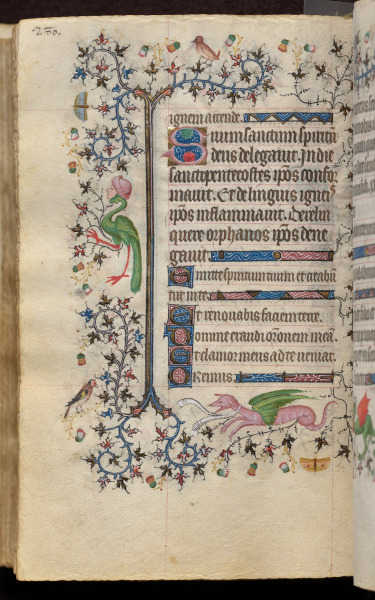 Hours of Charles the Noble, King of Navarre (1361-1425): fol. 140v, Text