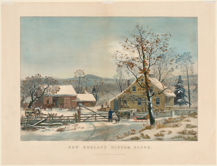 New England Winter Scene