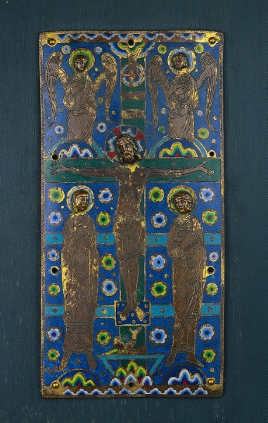 Plaque from a Book Cover with the Crucifixion
