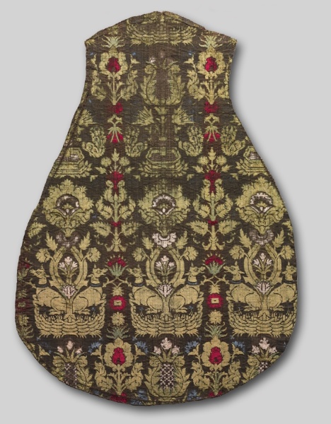 Six-Color Chasuble Front with Animal Pattern
