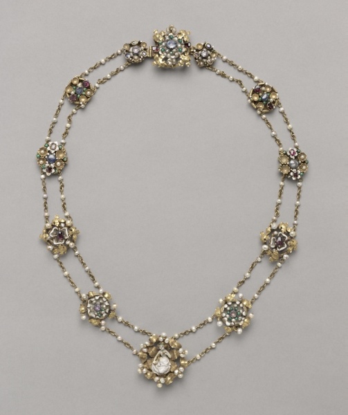 Twelve Medallions Mounted as a Necklace