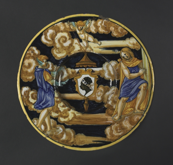 Plate with Arms of the Pucci Family | Cleveland Museum of Art