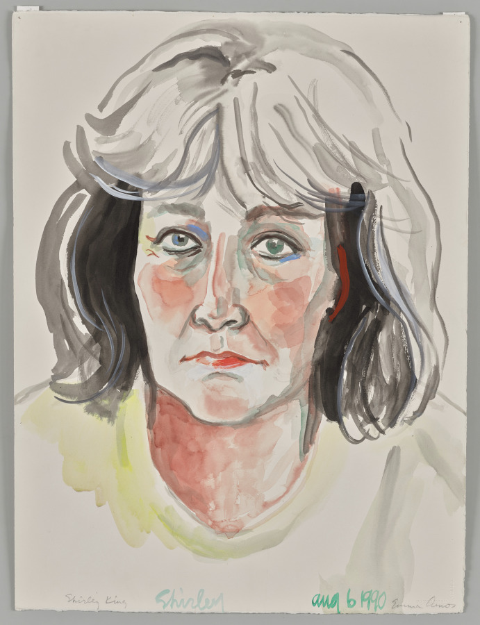 Shirley King, Emma Amos, 1990–94