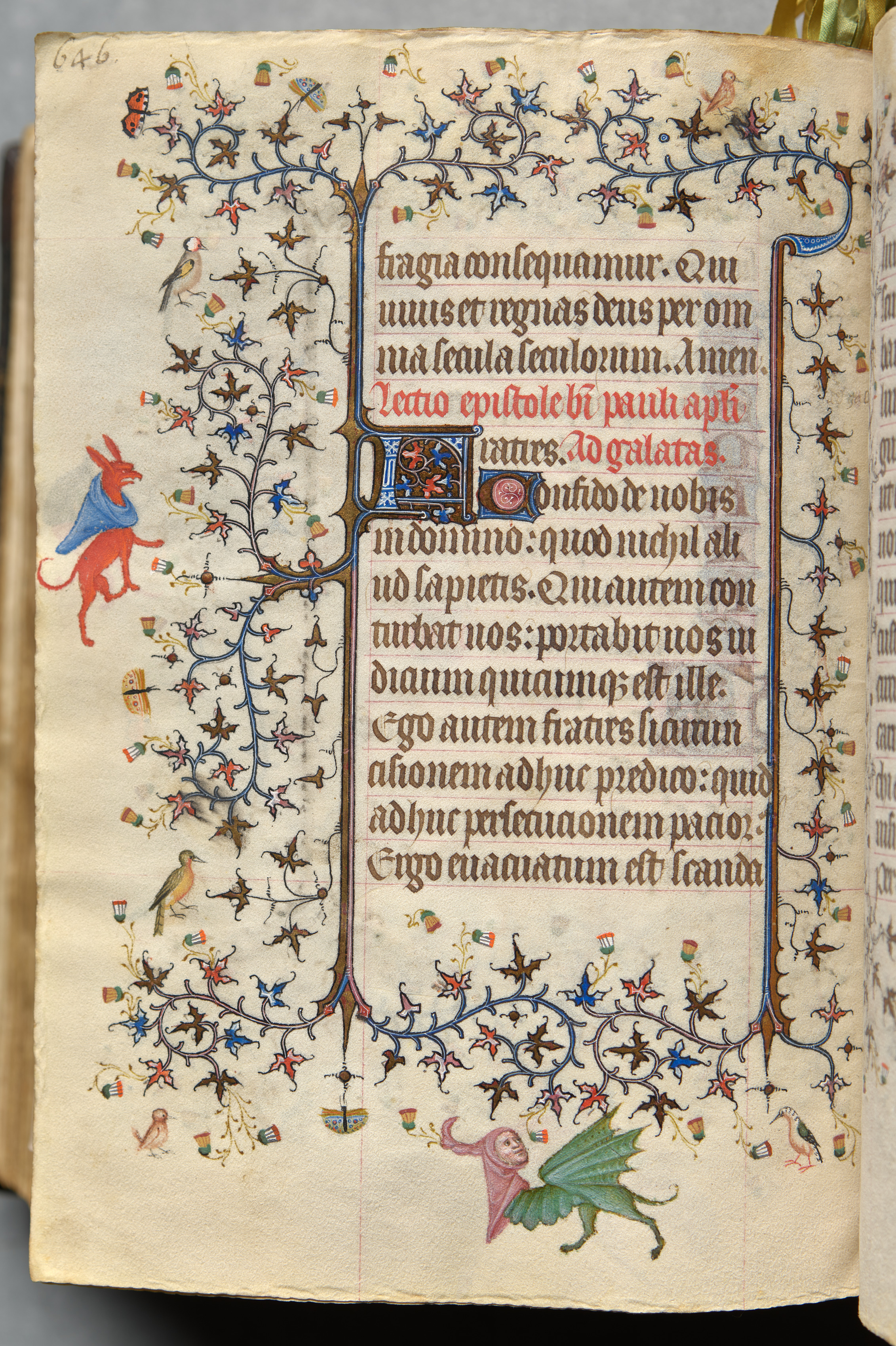 Hours of Charles the Noble, King of Navarre (1361-1425), fol. 317v, Text
