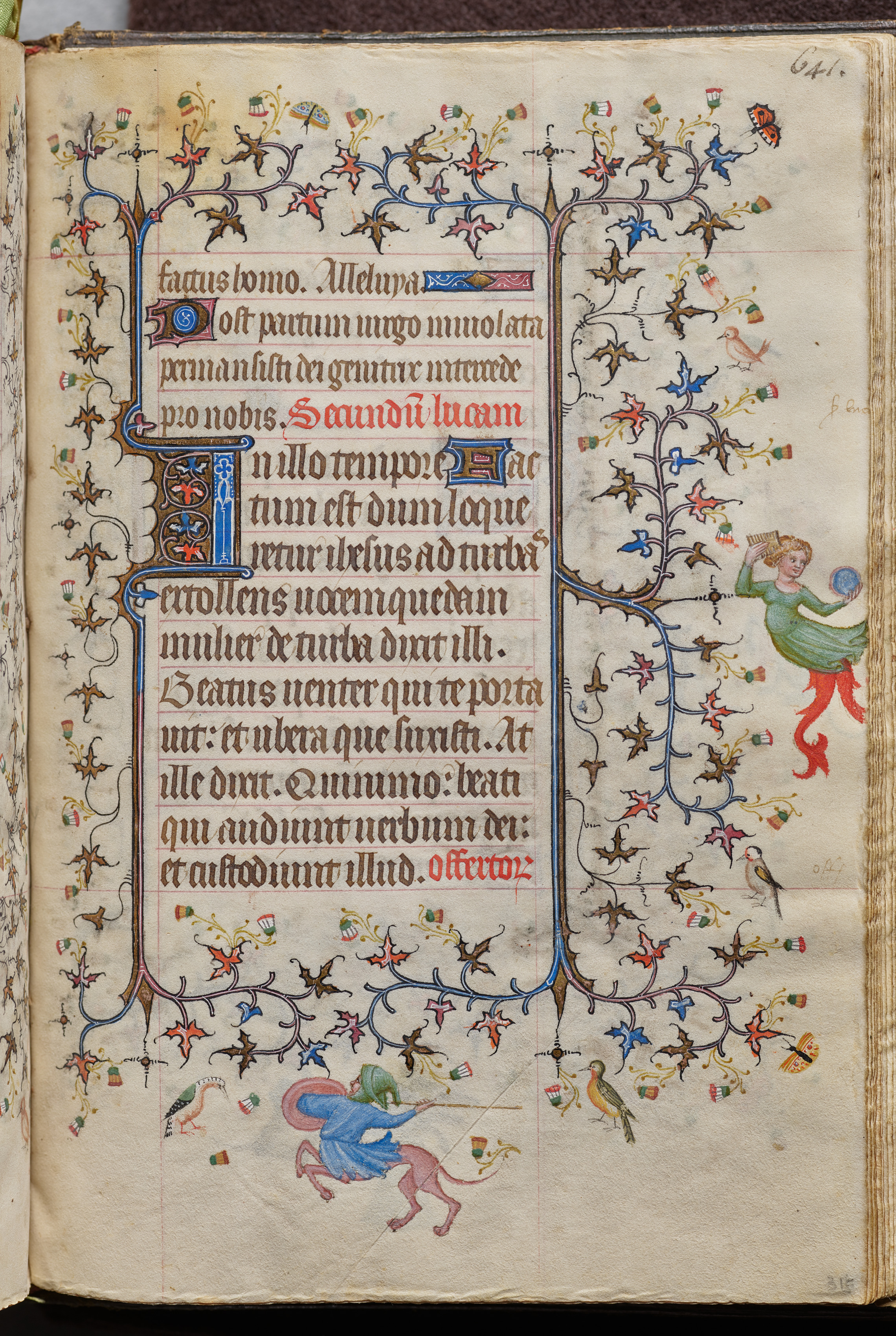 Hours of Charles the Noble, King of Navarre (1361-1425), fol. 315r, Text