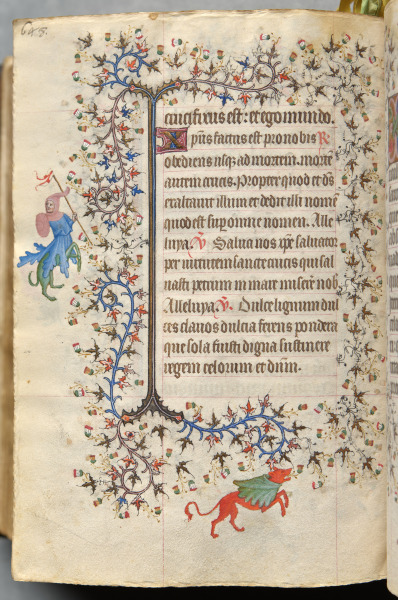 Hours of Charles the Noble, King of Navarre (1361-1425), fol. 318v, Text