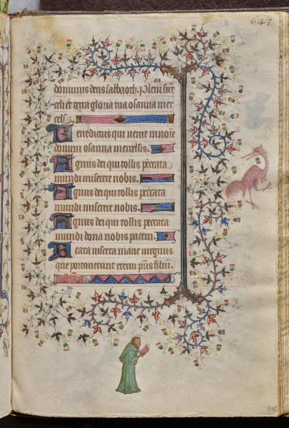 Hours of Charles the Noble, King of Navarre (1361-1425), fol. 316r, Text