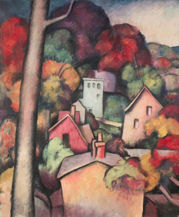 Upper Manhattan, Thomas Hart Benton, c. 1917