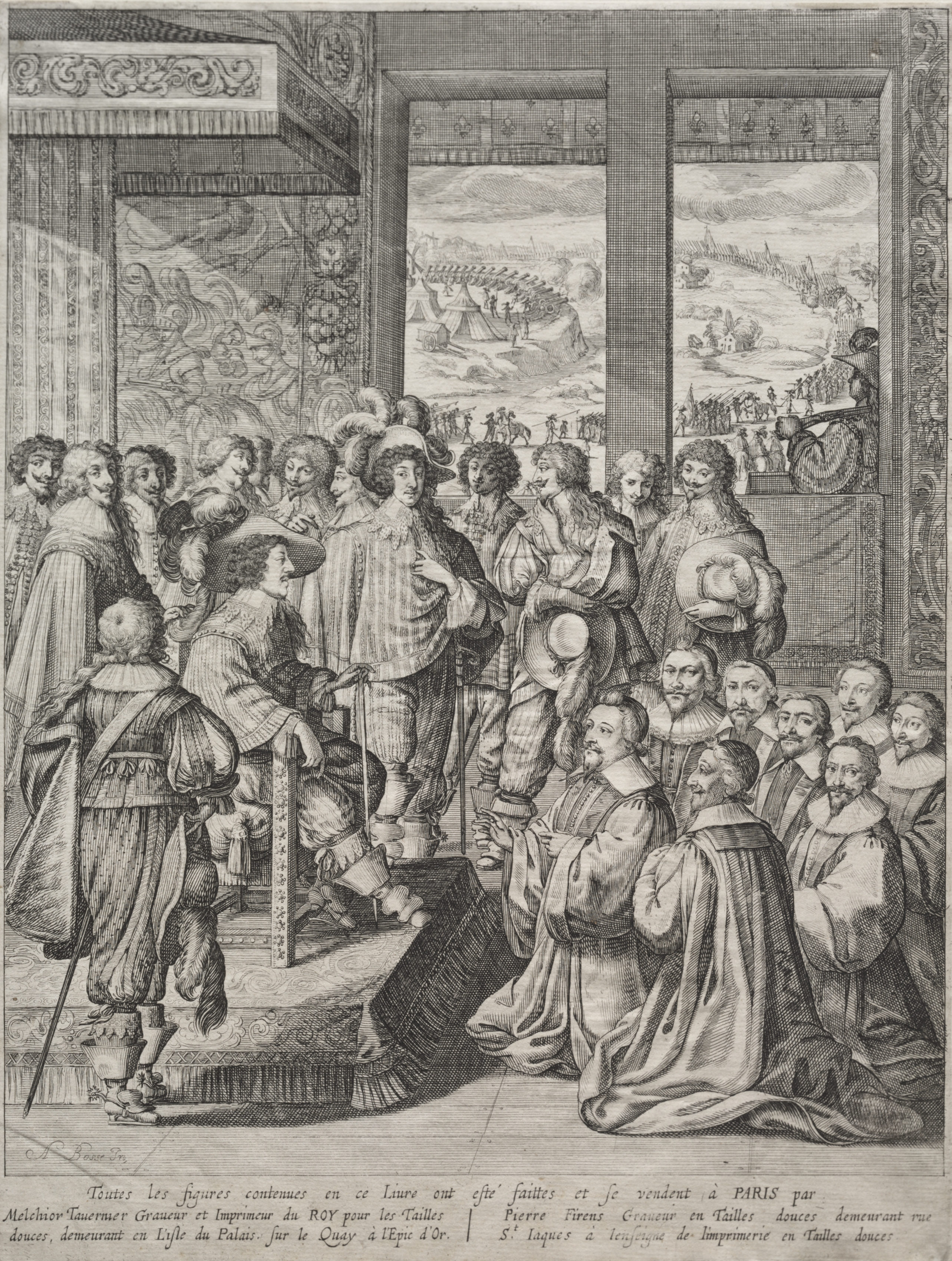 Louis XIII Receiving a Deputation of Magistrates