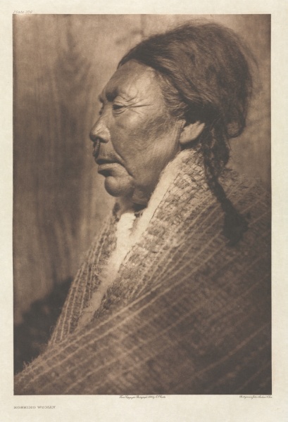 Portfolio X, Plate 354: Koskimo Woman