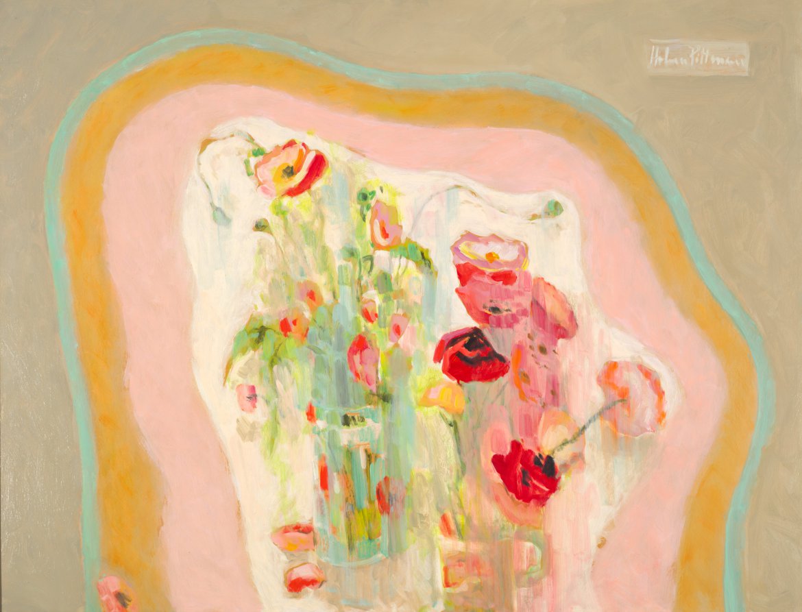 Table with Flowers, Hobson Pittman, 1959–1960