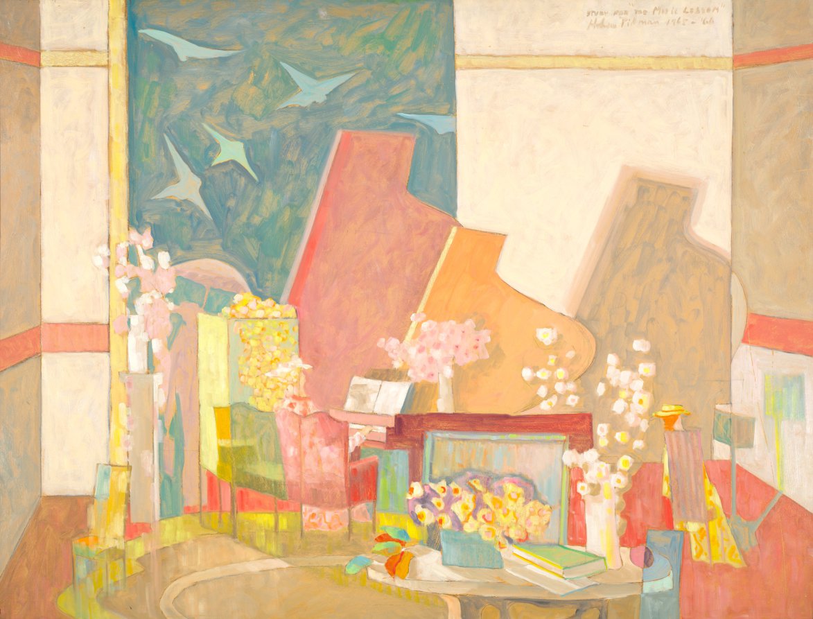 Study for The Music Lesson, Hobson Pittman, 1965–1966