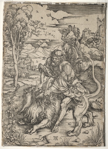 Samson Killing the Lion