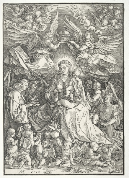 The Virgin Surrounded by Many Angels