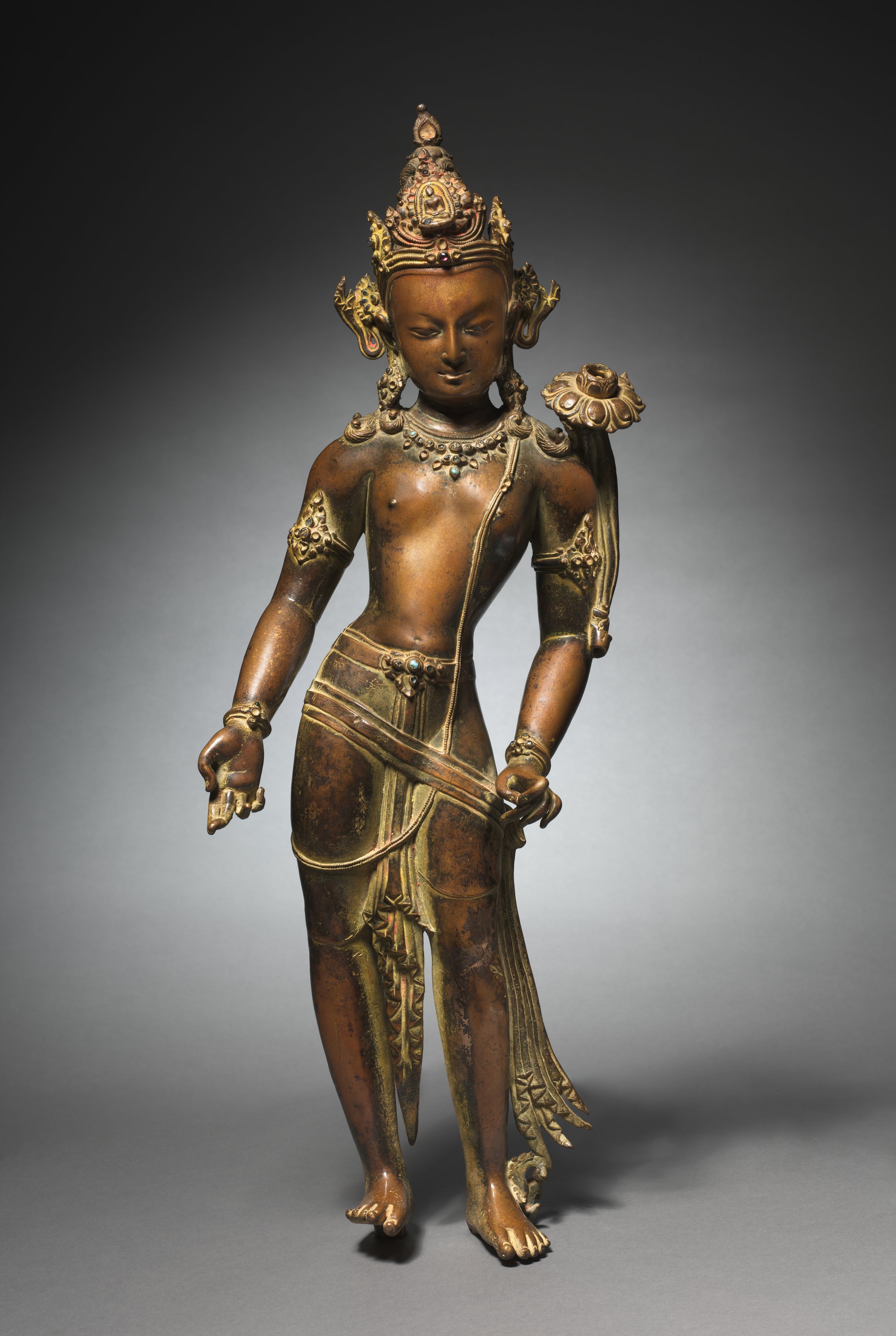Avalokitesvara Padmapani:  Bodhisattva of Mercy Bearing a Lotus