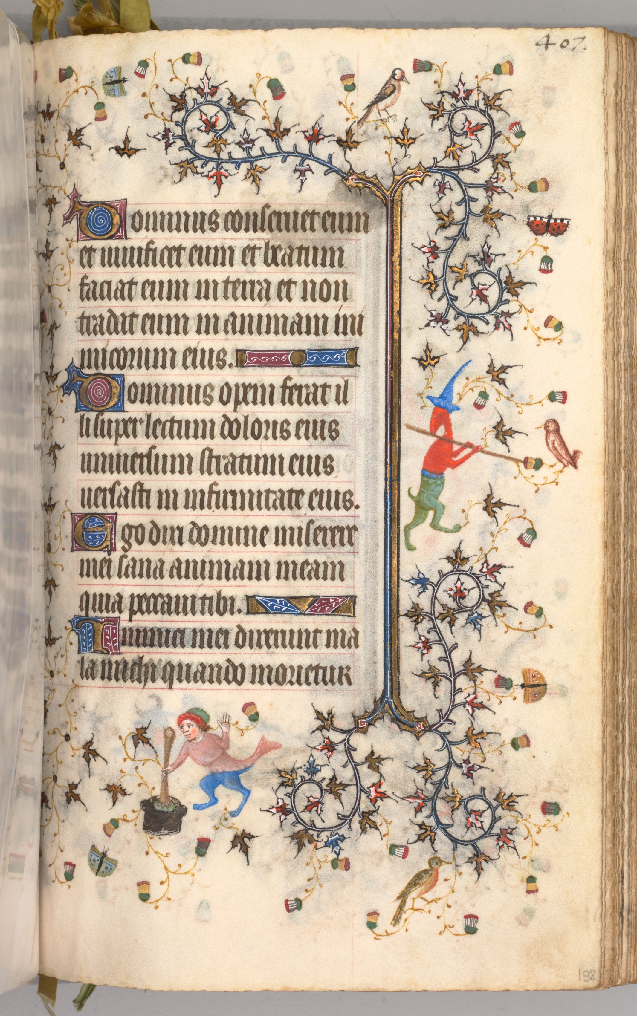 Hours of Charles the Noble, King of Navarre (1361-1425): fol. 198r, Text