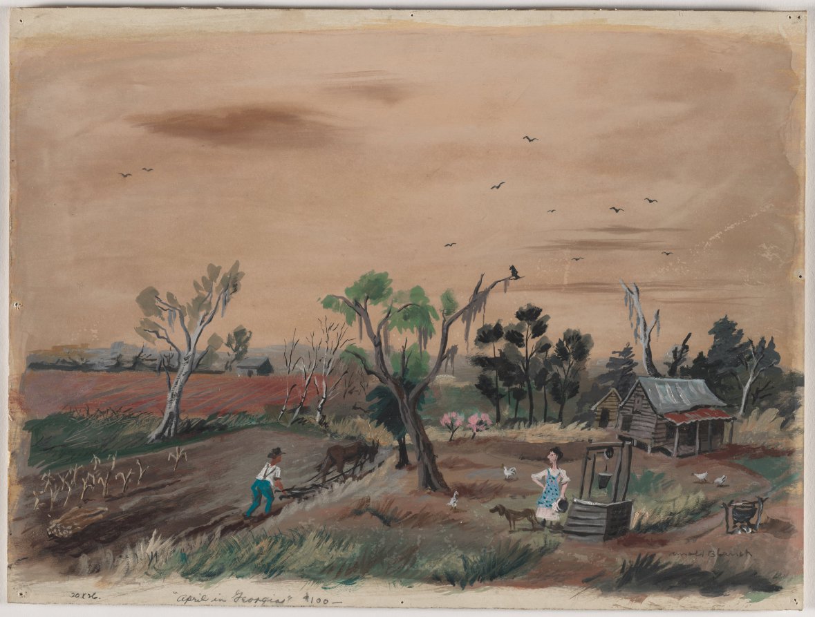Man Ploughing, Arnold Blanch, c. 1910–43