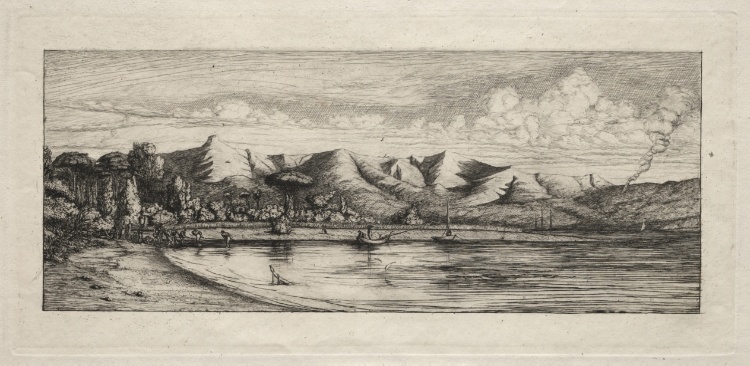 Seine Fishing off Charcoal Burner's Point, Akaroa