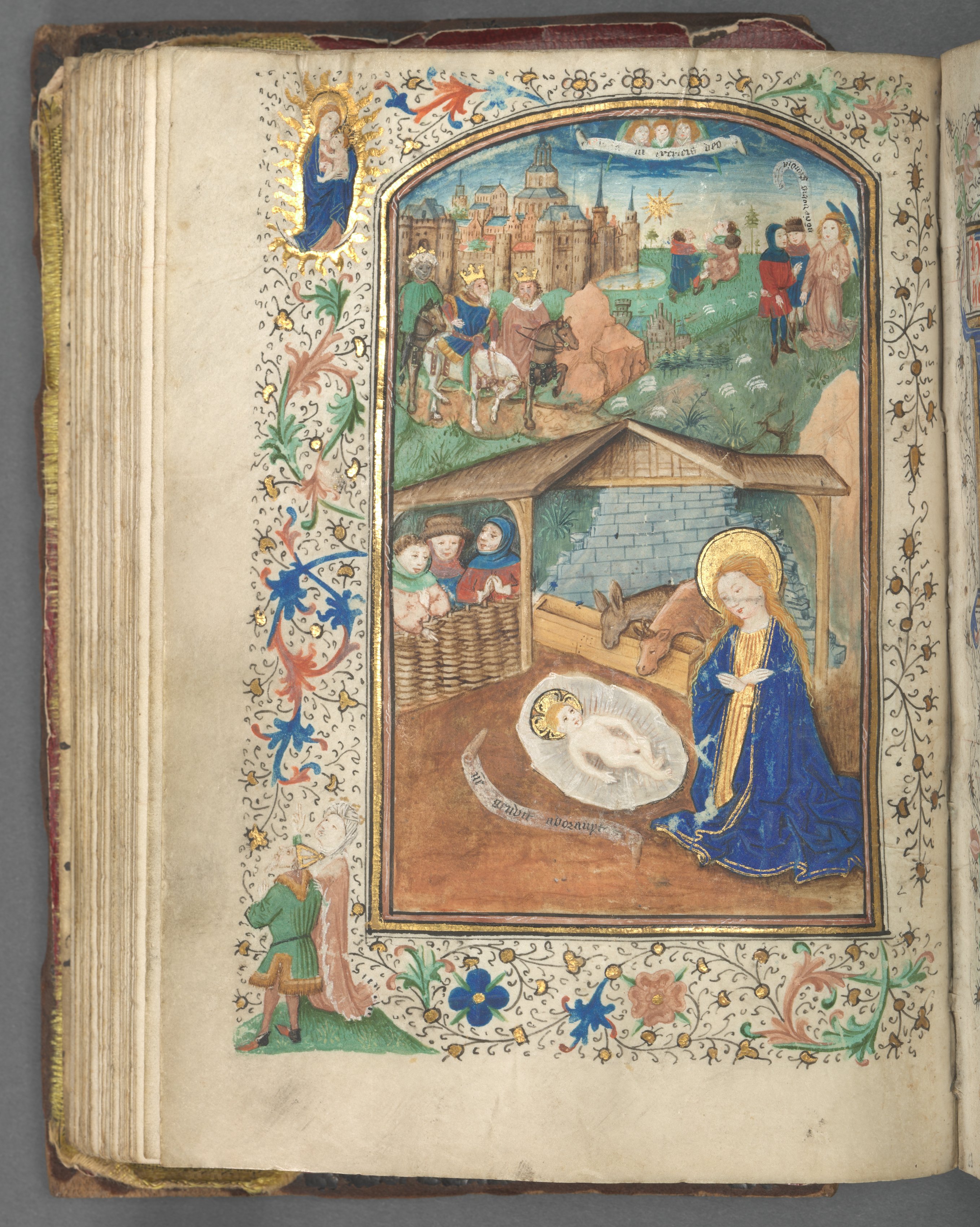 Book of Hours (Use of Utrecht): fol. 62v, The Nativity