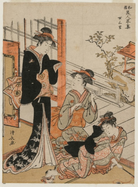 Three Women (from the series A Brief Collection of Japanese Beauties)