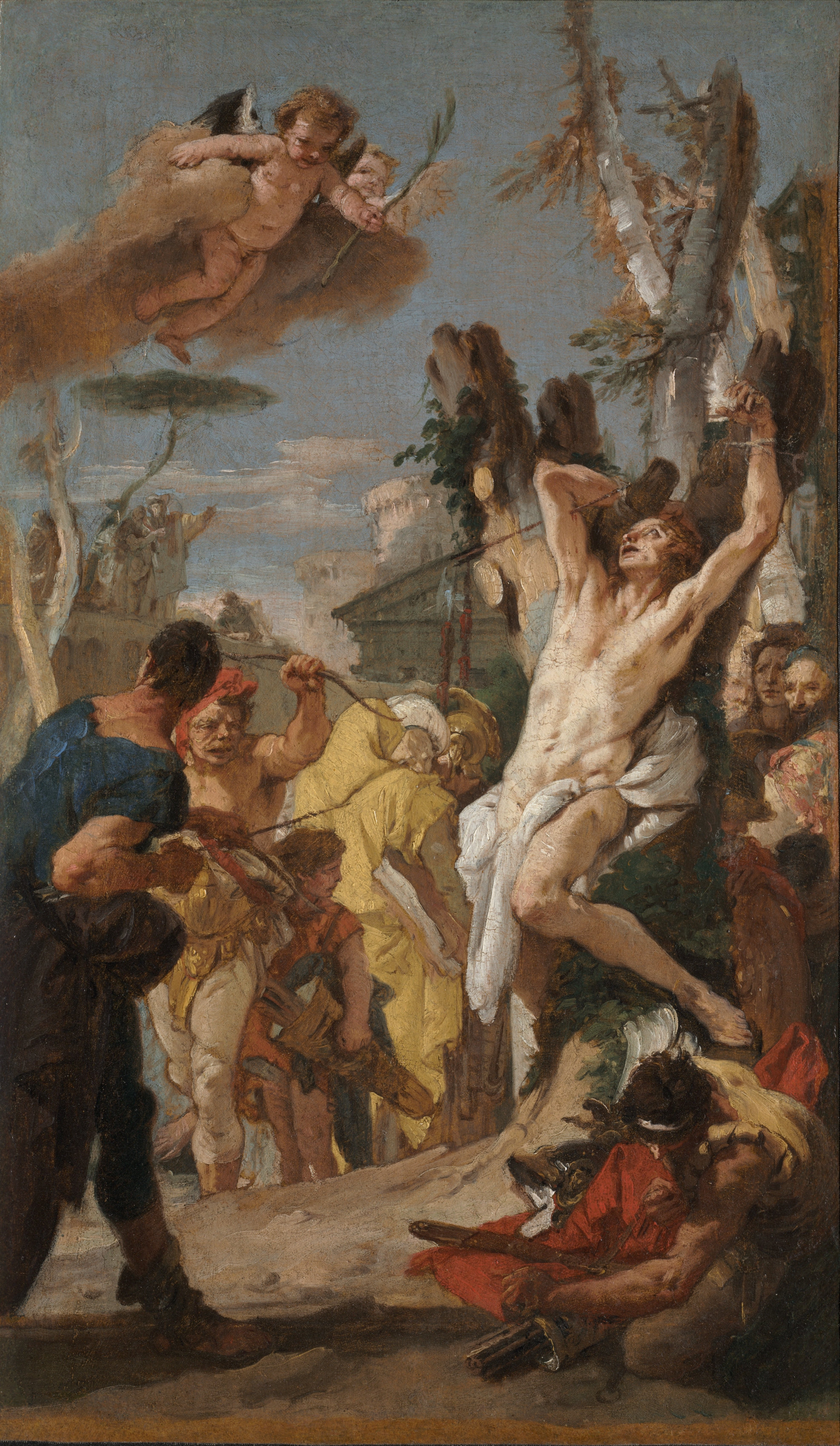 Study for "The Martyrdom of Saint Sebastian" (for the Augustinian monastery at Diessen, Germany)