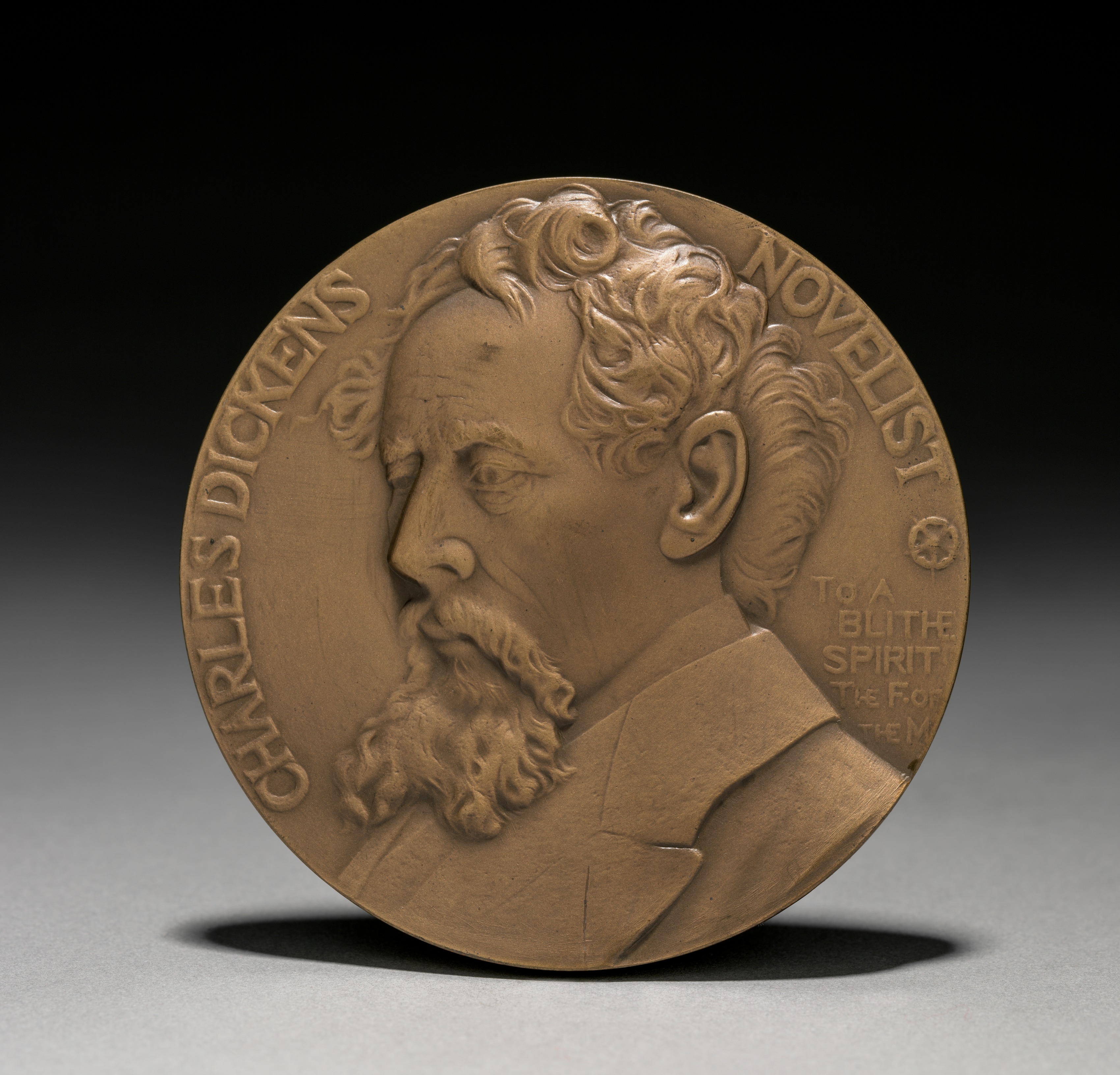 Medal: Charles Dickens (obverse)