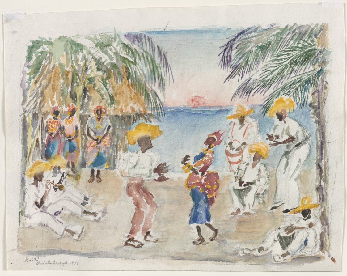 Haitian Dancers, Charlotte Berend, 1956