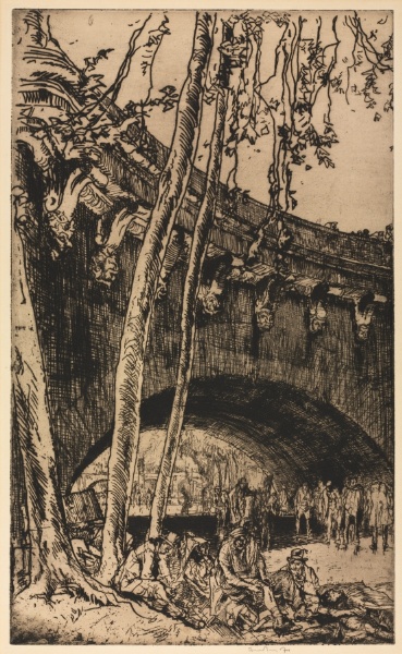 Arch of the Pont Neuf, Paris 
