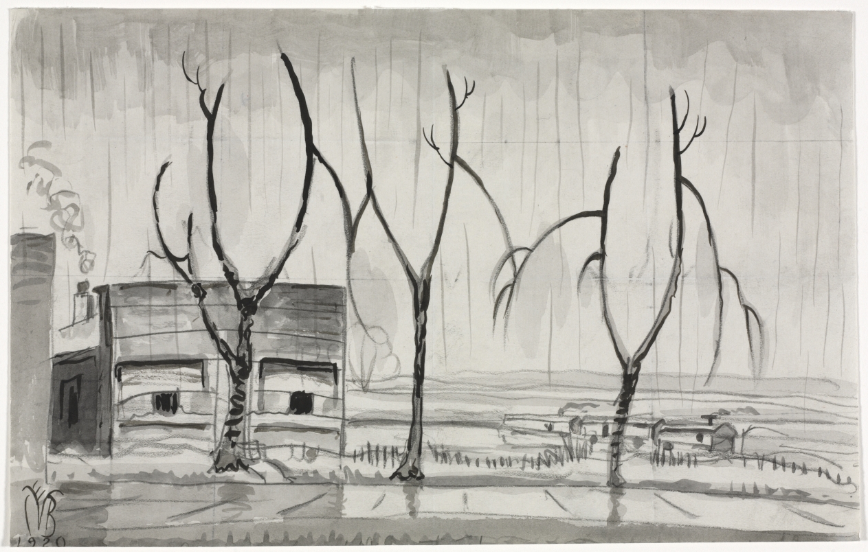 Spring Rain, Charles Burchfield, 1920